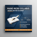 Mains Micro Syllabus (Answer Writing Blueprint)